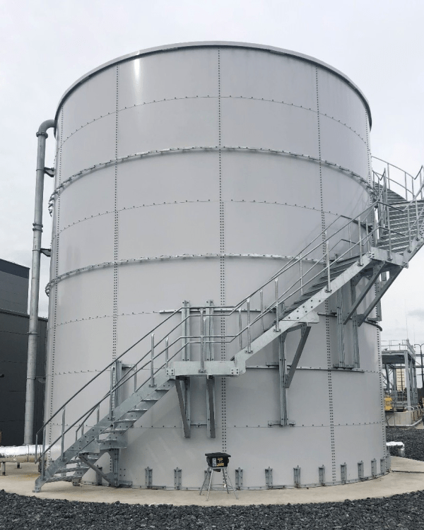 Fire Protection Tank with Stairs